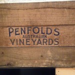 Penfold logo on a wine box