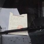 a parking violation ticket