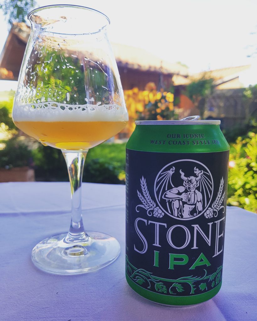 canned beer created by Stone Brewing