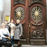 the drinktec girls in front of the Asamkirche