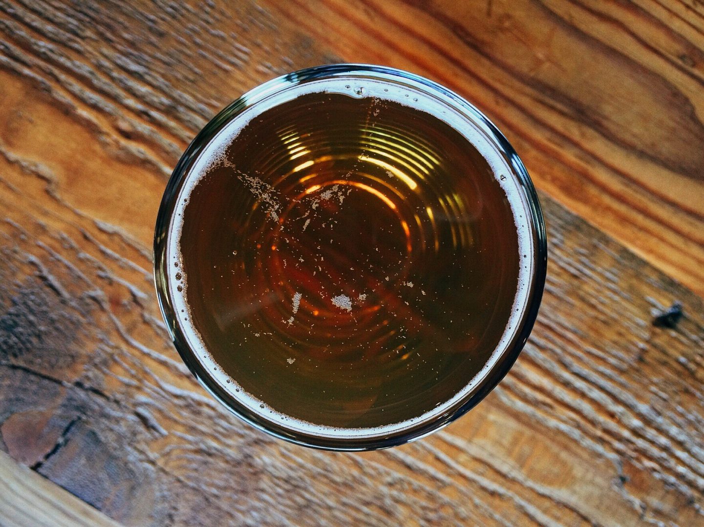 A glass of beer