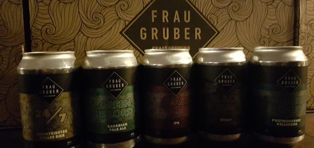 Different kind of beer created by Frau Gruber