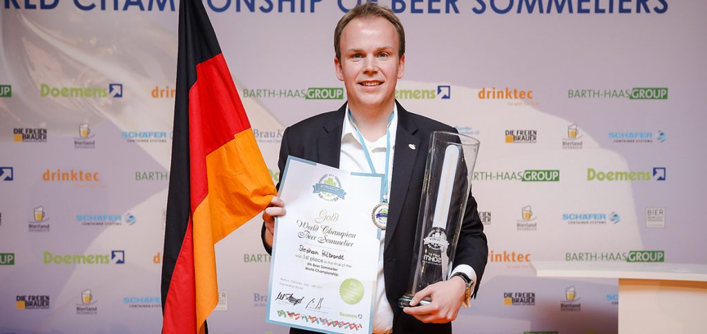 The fifth World Championship title went to beer sommelier Stephan Hilbrandt of Bonn.