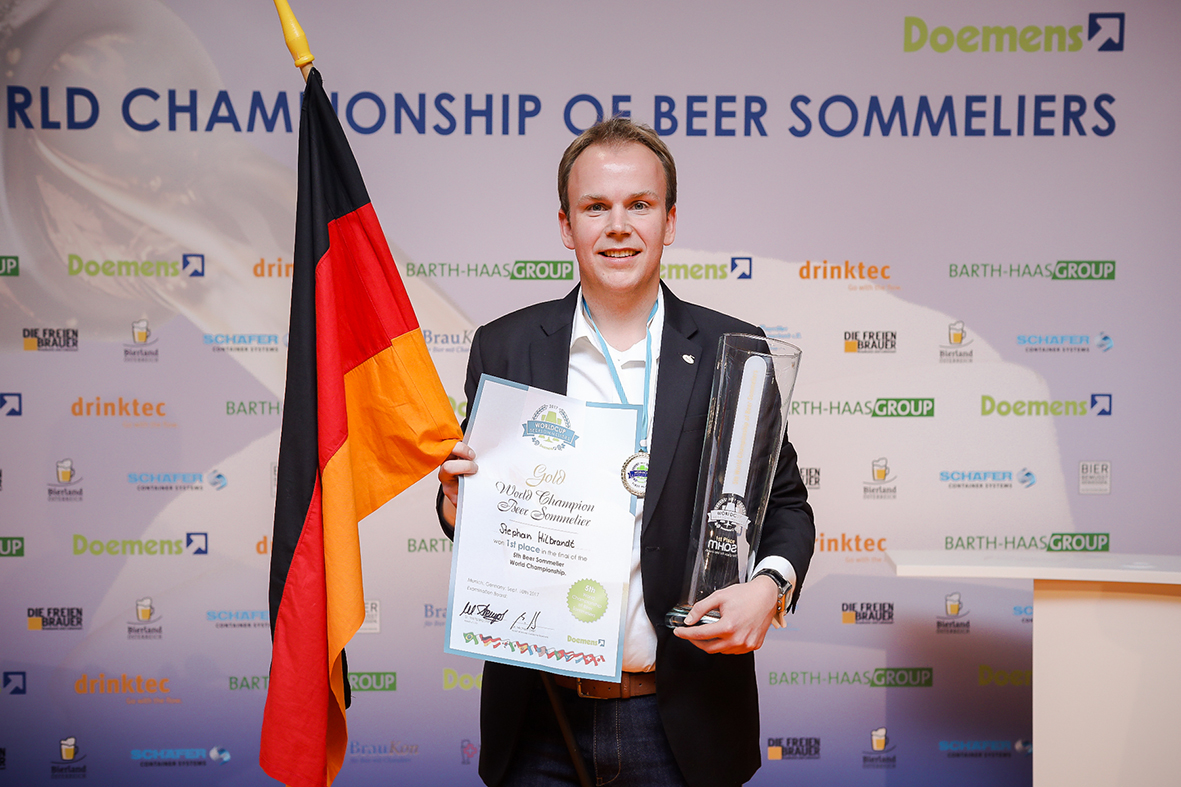 The fifth World Championship title went to beer sommelier Stephan Hilbrandt of Bonn.