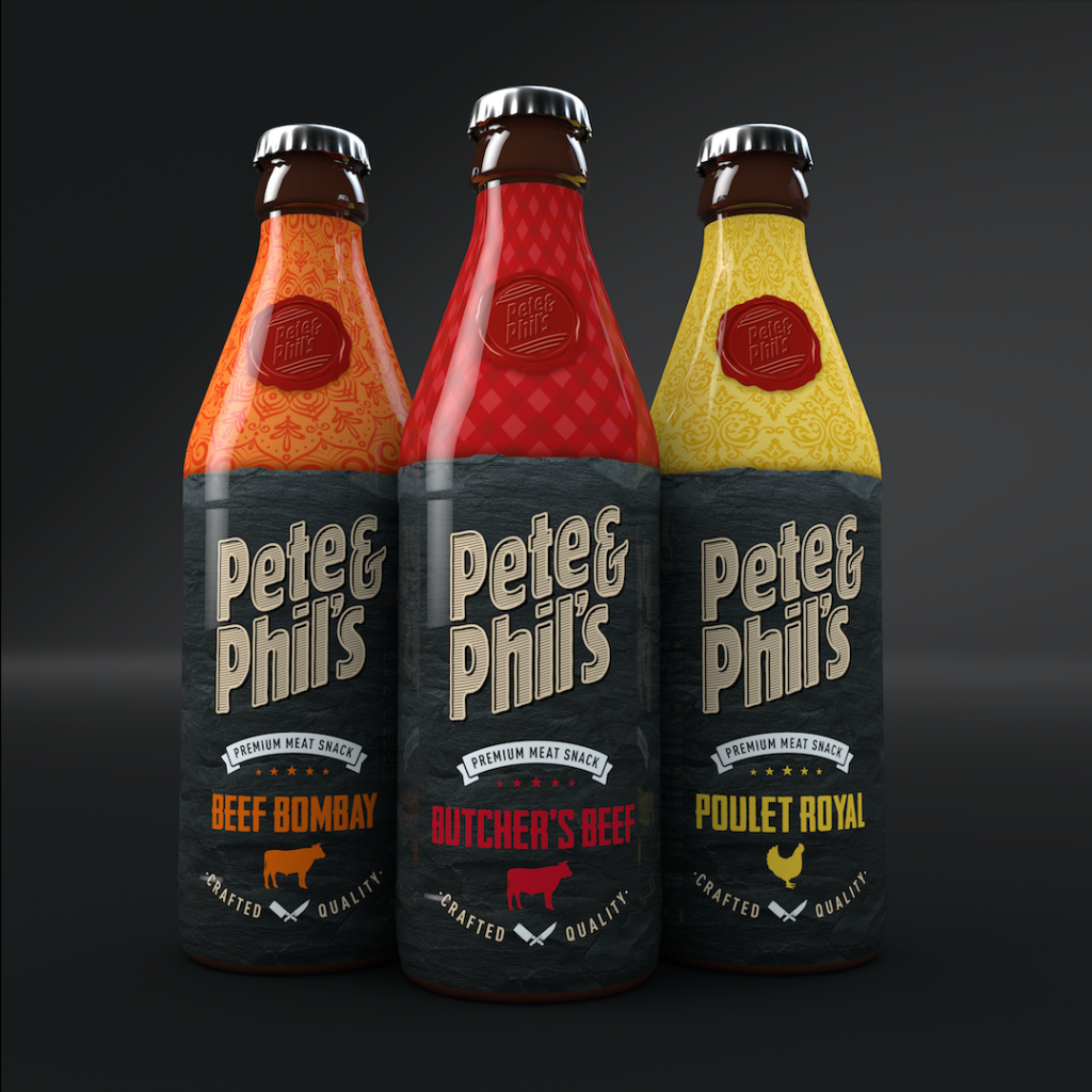 Three bottles of Pete & Phil's