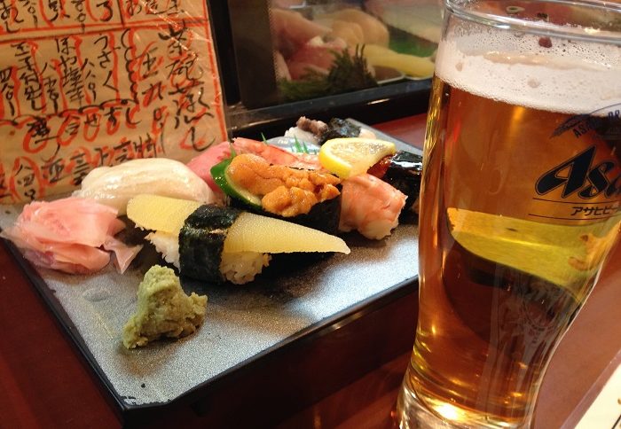 japanese craftbeer and sushi